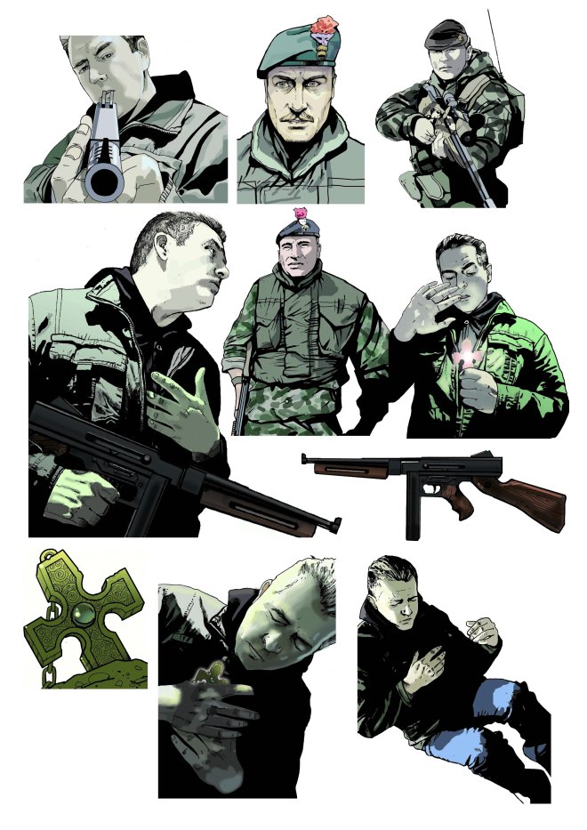 extracts from Columbas Cross currently being serialised in Zombies HI