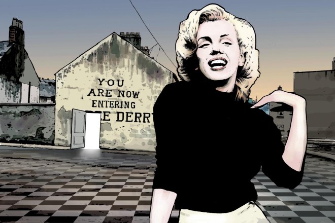 MARILYN AT FREE DERRY