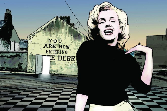 MARILYN AT FREE DERRY