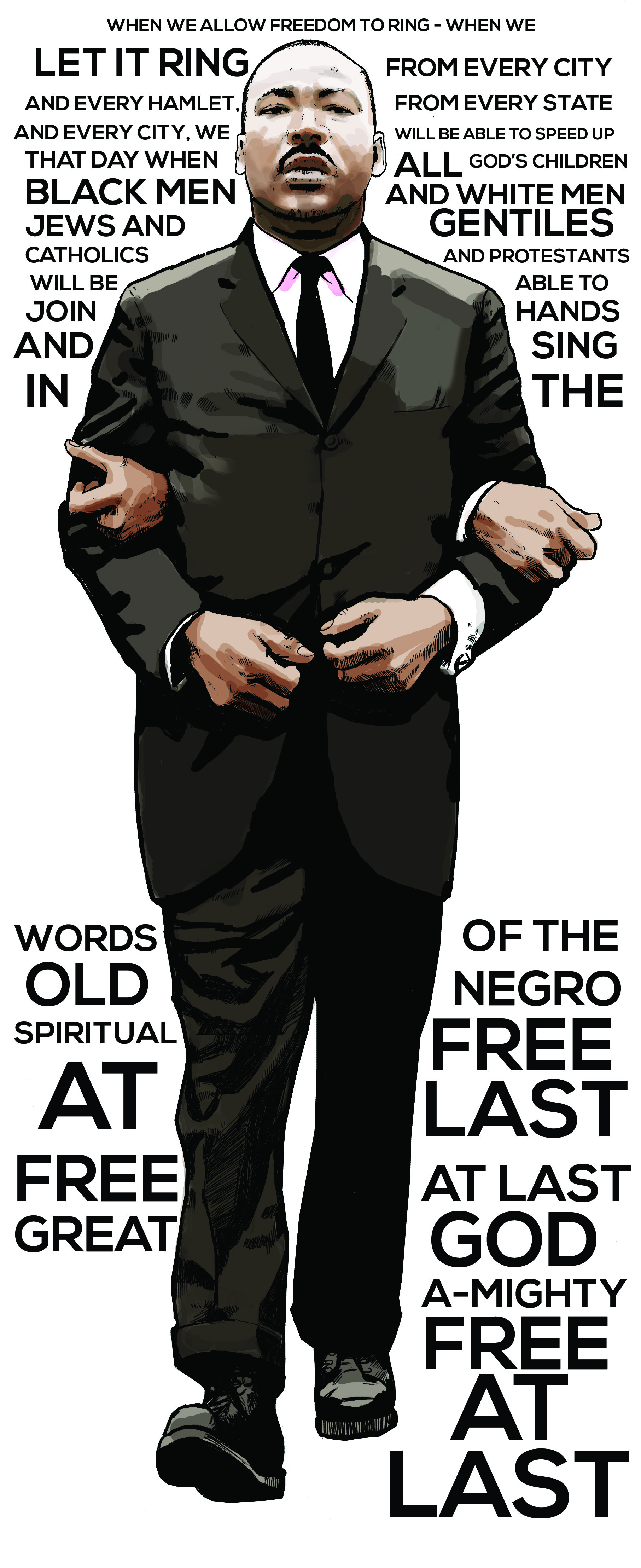 PORTRAIT OF MARTIN LUTHER KING