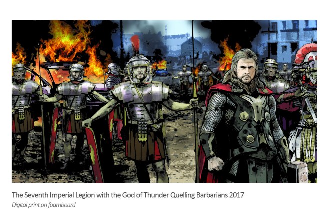 The Seventh Legion with Thor Quelling Barbarians